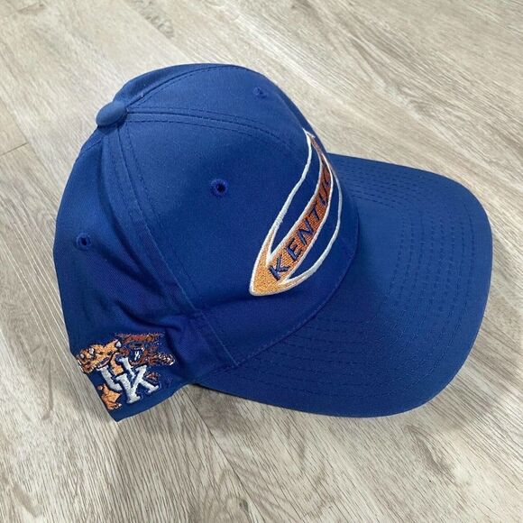 Vintage Kentucky Wildcats Hat Snapback College Basketball Blue Cap - Picture 7 of 8
